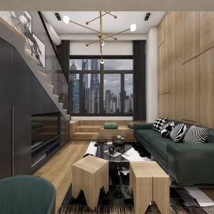 Căn hộ studio 2 tầng