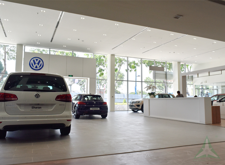 Trang trí nội thất showroom
