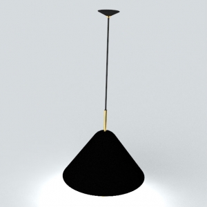 Đèn trần BOT small triangle MD3-380D - Đen